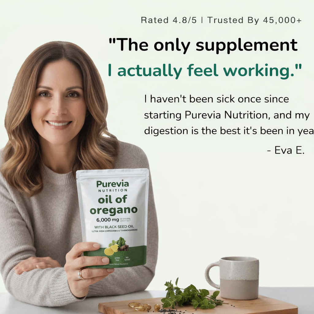 Oil Of Oregano Softgels - Purevia Nutrition